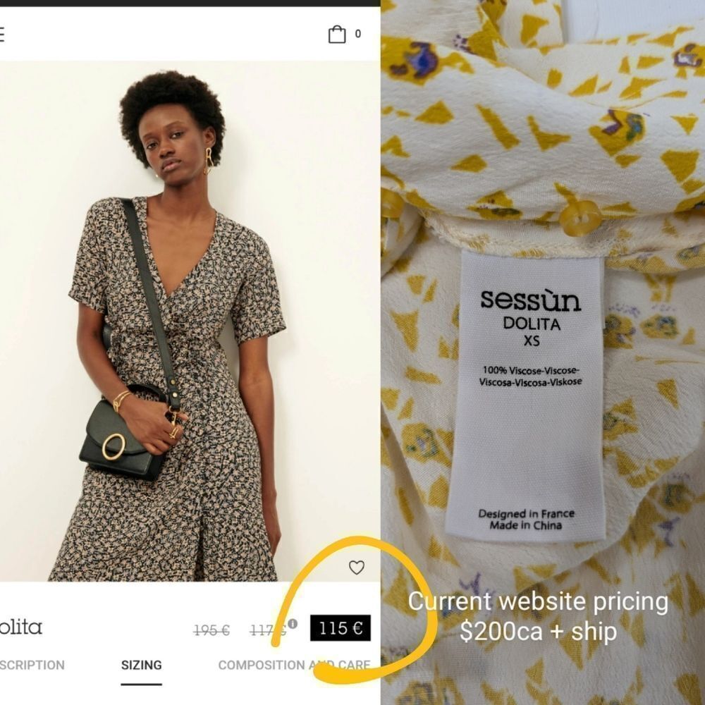 Sessun Floral Button Down Midi Dress - Picture 9 of 9